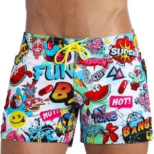 Bang Men's Swimwear - Flex Shorts - Adjustable Fit Stretch - Size M